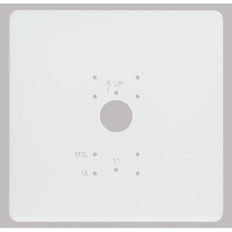 Plaque de propreté en PVC blanc pour GT1D, GT1A et GT1M3L 200490 - AIPHONE PPAV
