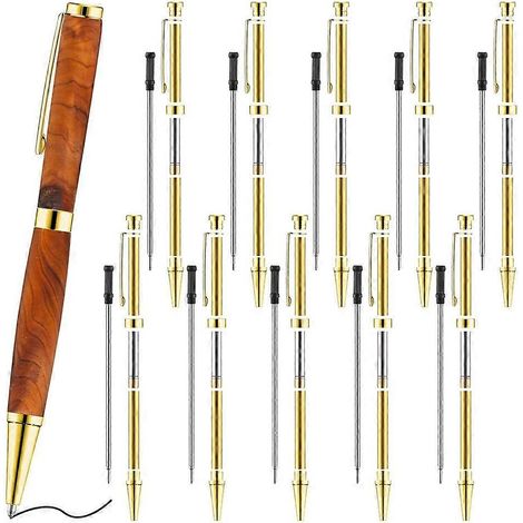 Drechselstift-Set, 7 mm Feinspitze, mit Minen und Drechselzubehör zur Herstellung von Büro-, Schul- oder Heimwerkerartikeln (10-teilig). (1/5)