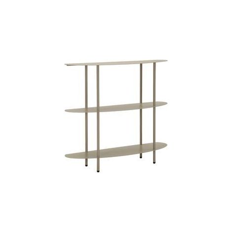 Console Saturn gris coquille design compact moderne (1/5)