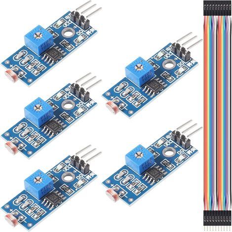 Photosensitive Sensor Modules, Digital Output, Adjustable Potentiometer, For Arduino DIY (1/5)