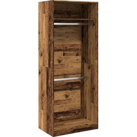 Maison Exclusive - Armadio Legno Antico 80x50x200 cm in Legno Multistrato
