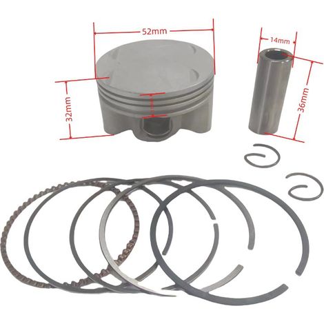 XMAX125 motorcycle piston, compatible with YAMAHA XMAX125 and YP125 engine parts (1/4)