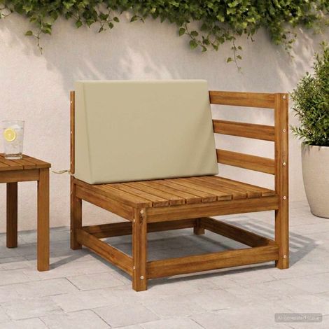 vidaXL Coussin de dossier SOEST 100 % polyester Vert clair (1/5)