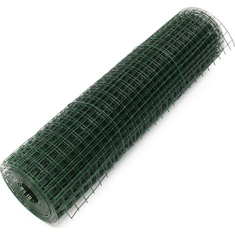 Rete aviaria 4 angoli con rete 25 x 25 mm 100 cm x 5 m verde 160001288