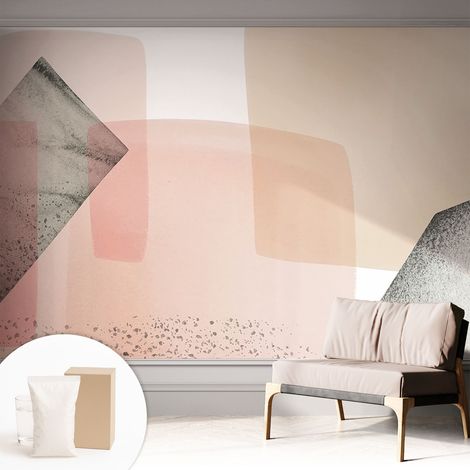 Fototapete Tapete Vliestapete mit Kleber - trendige Wanddeko - Schlafzimmer - Wohnzimmer Zarte Figuren 312x219 cm (1/5)