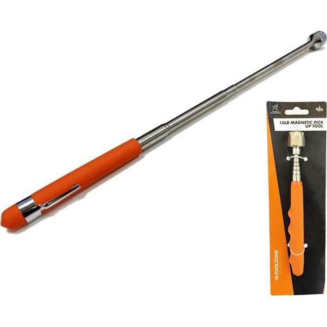 Toolzone Telescopic Magnetic Pick Up Tool Magnet 16 Lb Lift 775m Long Reach (1/2)