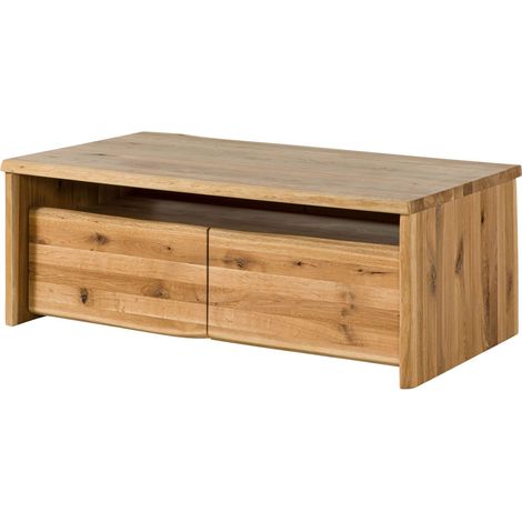 Couchtisch Wildeiche 120x45x70 natur geölt PURE OAK 118 (1/4)