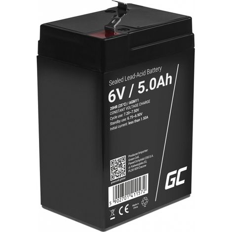 Green Cell AGM11 batería para sistema ups Sealed Lead Acid (VRLA) 6 V 5 Ah