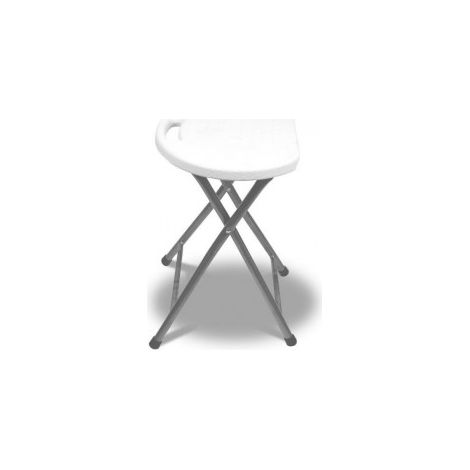 Orework Taburete plegable jardín Blanco (1/2)