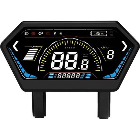 Cosensi - Pantalla LCD para bicicleta eléctrica con conector impermeable y pantalla a color (1/5)