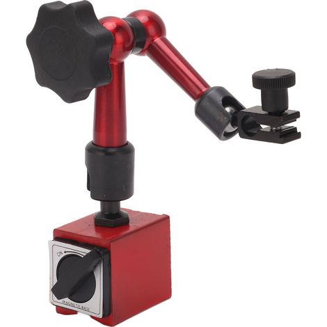 Base magnétique universelle réglable en fonte avec aimant puissant pour support de comparateur (1/5)