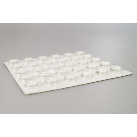 TOOLCRAFT 2125C60-C Gerätefuß selbstklebend, rund Transparent (Ø x H) 12.7 mm x 3.5 mm 60 St. (1/2)