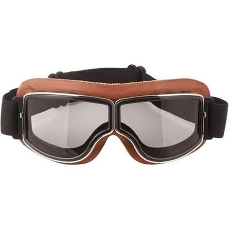 Gafas de protección retro para moto - Antivaho - Cálidas - Para equitación, BTT y motocross. (1/4)