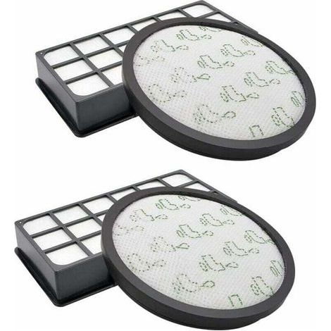 Filtres de remplacement pour aspirateur Rowenta RO7611 RO7634 RO7623, 2 ensembles. Assurent une filtration performante et une longue durée de vie.