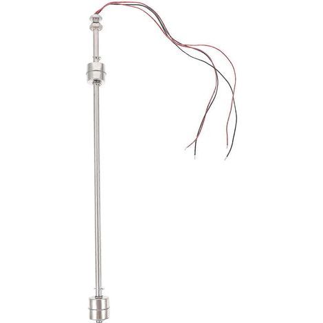 Praktischer Schwimmerschalter aus Edelstahl für Wassertank-Wasserstandssensor – 41,5 x 2,5 cm – Silber (1/4)