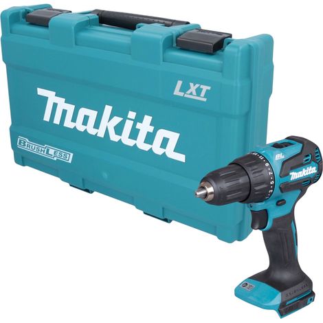 Taladro atornillador de percusión a batería Makita DHP 490 ZK, 18 V, 65 Nm, sin escobillas + maletín - sin batería, sin cargador (1/5)