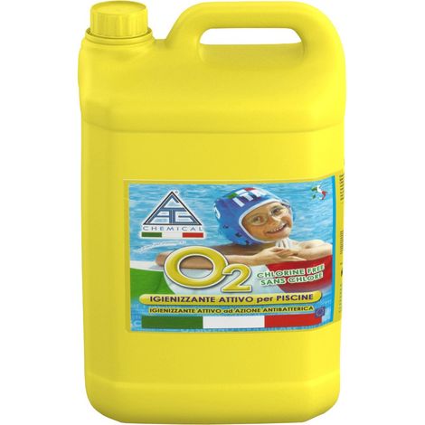 Igienizzante per piscina Chemical O2 senza cloro 1 l multiattivo ad azione antibatterica per piscine (1/2)