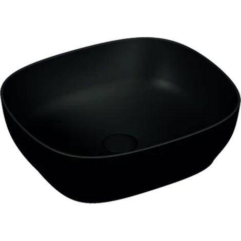 Vasque à poser rectangle VITRA Outline - Noir mat