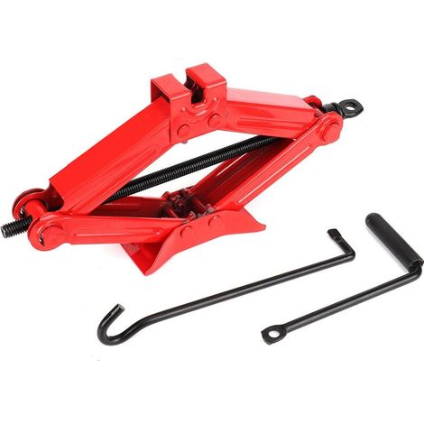 Outil de support de levage de manivelle d'urgence en acier chromé pour voiture automobile ciseaux Jack 45 (1/4)