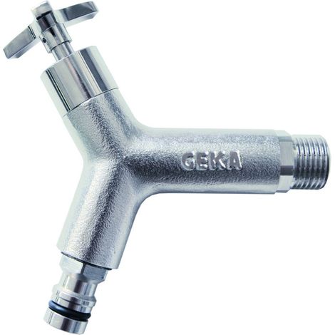 GEKA® plus Design-Wasserhahn Außengewinde 3/4 Zoll Geka® plus Stecksystem