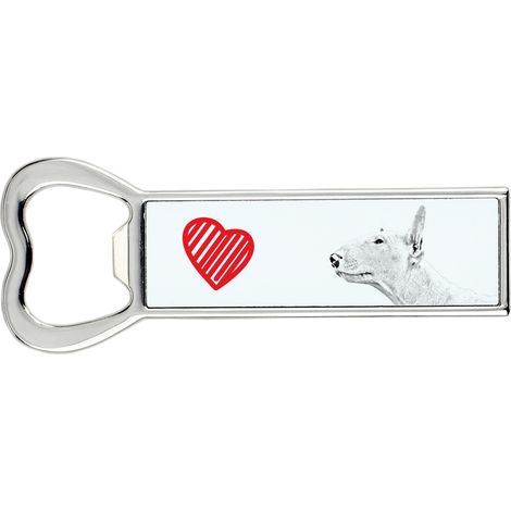 Bull Terrier: un abridor de botellas con forma de perro, un abridor de nevera personalizado, un regalo único para hombre de Art-Dog. (1/5)