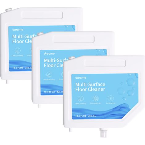 Dreame Soluzione Liquido Detergente Pavimenti per Aspirapolvere Robot Dreame L10s Ultra, 300ml x 3 Pezzi (1/4)