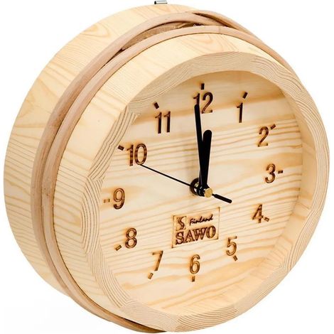 Horloge murale pour sauna Sawo 530-P, seau Pin (1/3)
