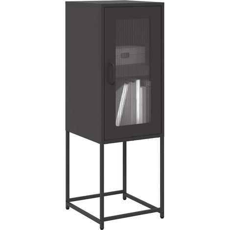 Sideboard Schwarz 36x39x107 cm Kaltgewalzter Stahl