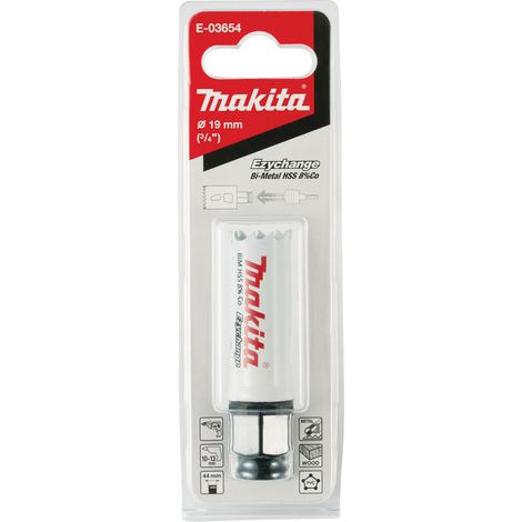 Scie cloche Makita E-03654 Ezychange 19 mm HSS Bi-metal