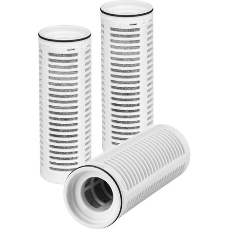 Filtres à Eau pour Carafes et Distributeurs 3PCs, Cartouche Filtrante de Rechange Capacité 800 L, Filtration Efficace sans BPA, Réduction du Chlore, de la Rouille et des Odeurs, Maison Bureau (1/5)