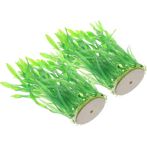 2Pcs Aquarium Artificial Plant Decor Fake Plants for Betta Fish Tank Underwater Aquatic Plants Crafts (1/5)