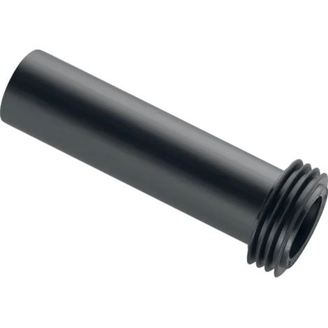 CANOTTO NERO PE A SALDARE CON MORSETTO  Ø 45  Cm. 18,5 GEBERIT