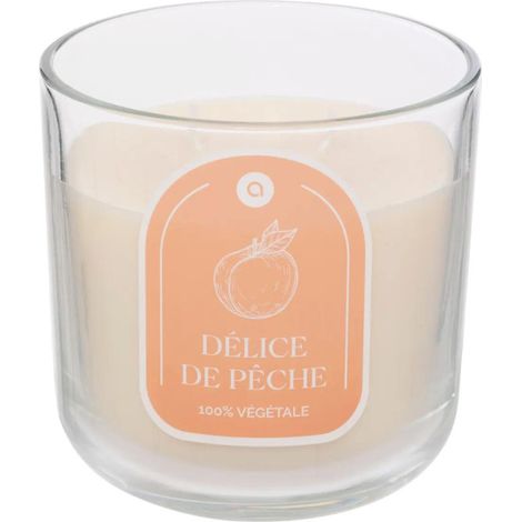 Bougie Parfumée en Verre "Floa" 350g Pêche (1/3)