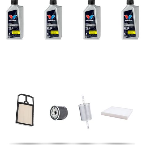 Kit tagliando 4 FILTRI e 4L OLIO compatibile con Vw Lupo 1.4 55kw dal 1998 (1/5)