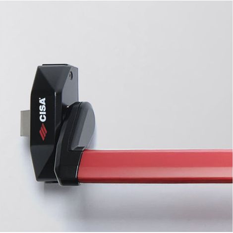 Cisa maniglione antipanico modulare Alpha Push nero ambidestro scrocco laterale escludibile EN 1125 5M011.10.0