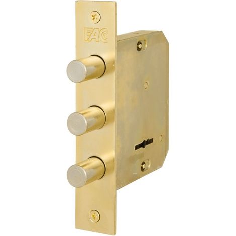 FAC CERRADURA 480B 43 EMBUTIR MADERA 3 BULONES DORADA (1/3)