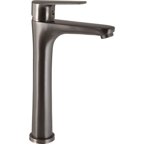 Grifo alto para lavabo gun metal 29 x 5,3 x 17,1 cm (1/2)