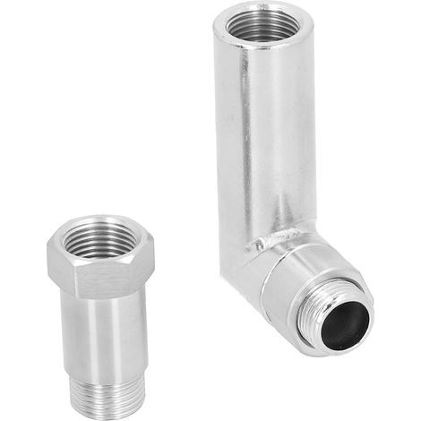 Jeu de 3 entretoises pour sonde lambda (sonde O2) avec rallonge de 45 mm, en fer, M18x1,5, accessoires automobiles