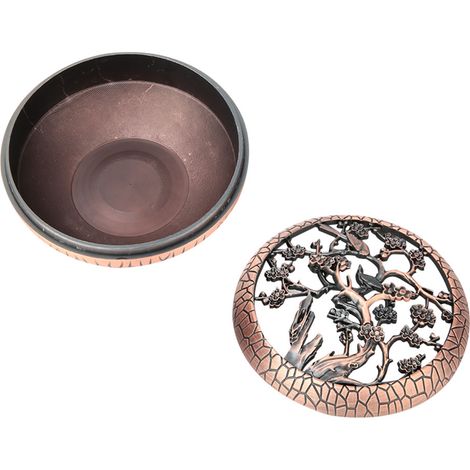 Brûleur d'encens classique en porcelaine, motif spirale anti-moustiques (01) (1/5)