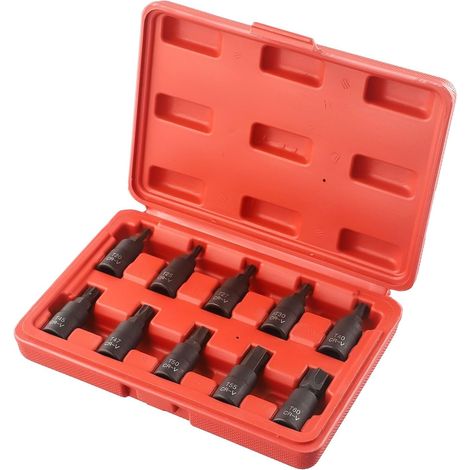 Intelligently designed 10-piece hex socket set for efficient use of manual wrenches on boats (1/5)