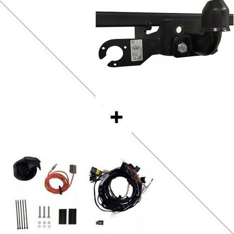 Attelage Peugeot PSP Expert III aménagé (05/16-) Standard + Faisceau spécifique 7 broches (1/2)