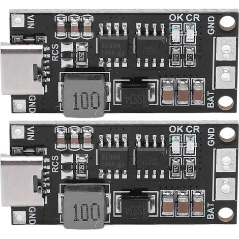 de chargeur de batterie 2 pièces 4S Type C vers 16 8 V carte
