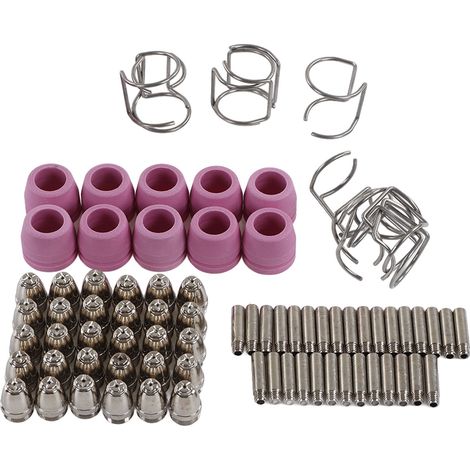 Kit de 80 pièces de consommables pour torche à plasma, équipement pour modèles 40A, 50A, 60A, SG-55, AG-60, WSD-60 (1/5)