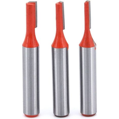 punte per fresa diritte metriche da 8 mm, punta per fresa diritta a scanalatura singola per legno (1/4)