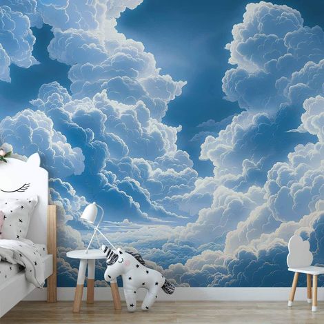 Papier peint artgeist ciel bleu 150 cm x 105 cm