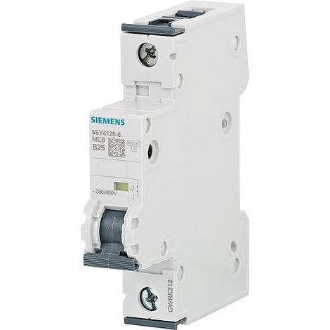 Siemens 5SY41256 5SY4125-6 Leitungsschutzschalter 25 A 230 V, 400 V