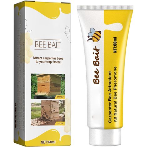 Outil de Gel d'apiculture Attirant Les Abeille,Appât pour Abeilles,Apiculteur d'abeille Facile à Utiliser,Appâts pour Abeille en Plein Air pour L'élevage D'abeilles (1/5)