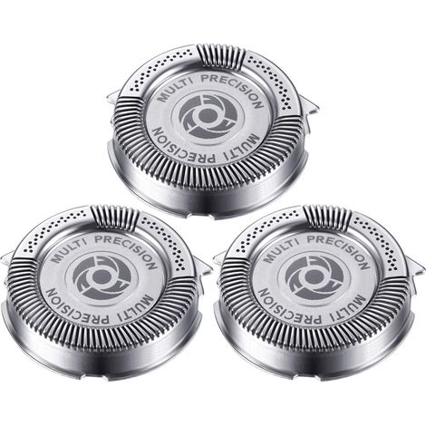 3 Pièces Têtes de Remplacement de Rasoir SH50/ 52 Compatibles avec Series 5000 (S5xxx), AquaTouch (S5xxx), AquaTouch (AT8xx, AT7xx) et PowerTouch (PT8xx, PT7xx), 9 Lames (3 Pièces) (1/5)