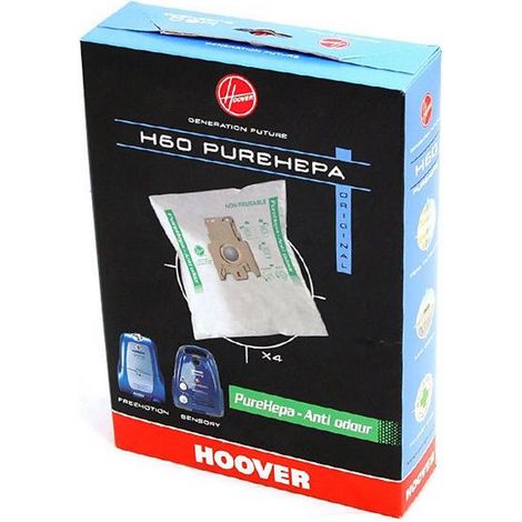 Ersatzteil - 4 sacs anti odeurs H60 d'origi -  - HOOVER, CANDY