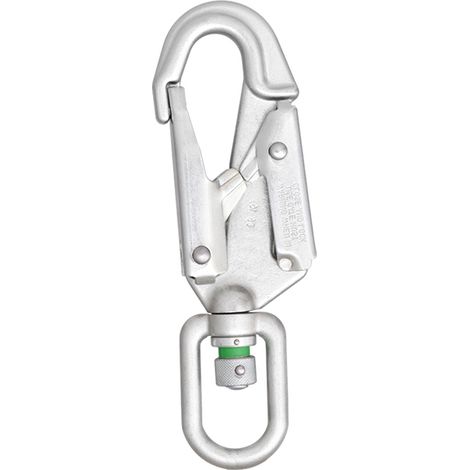 Moschettone a doppia azione con indicatore di caduta - Acciaio - apertura 20 mm - FA5020320